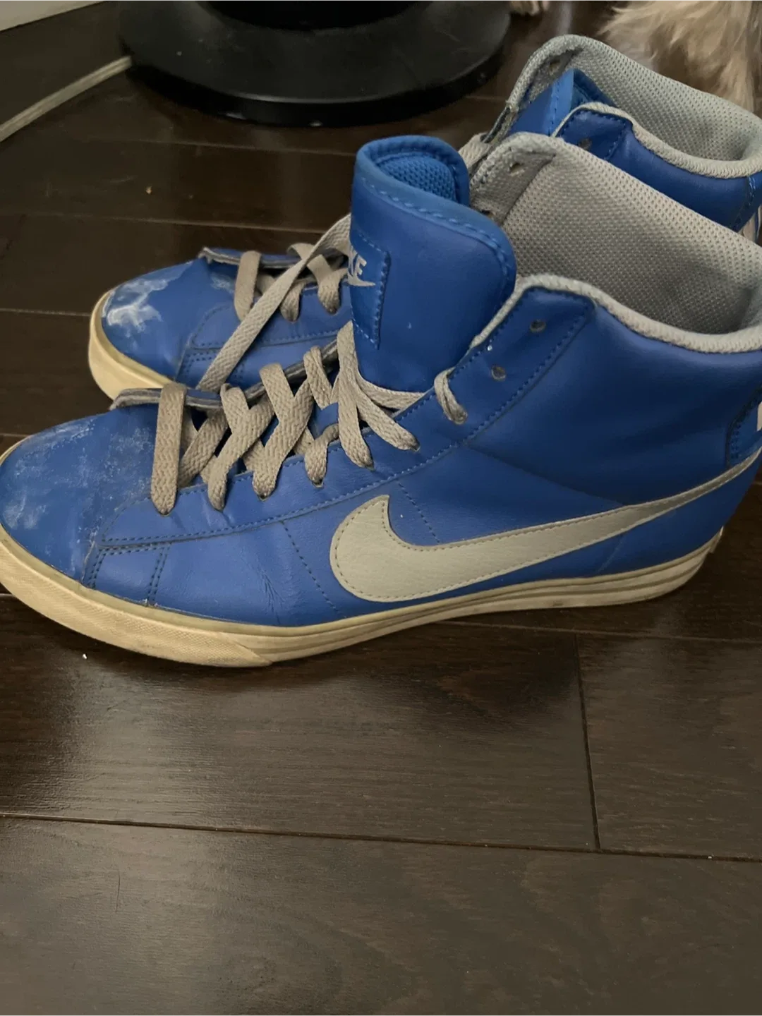 Nike Blue High-Top Sneakers image indicator(2)