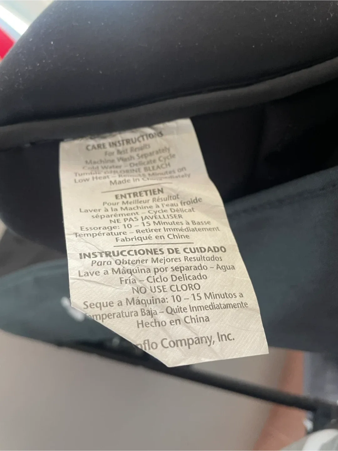 Infant Car Seat Insert - Black image indicator(4)