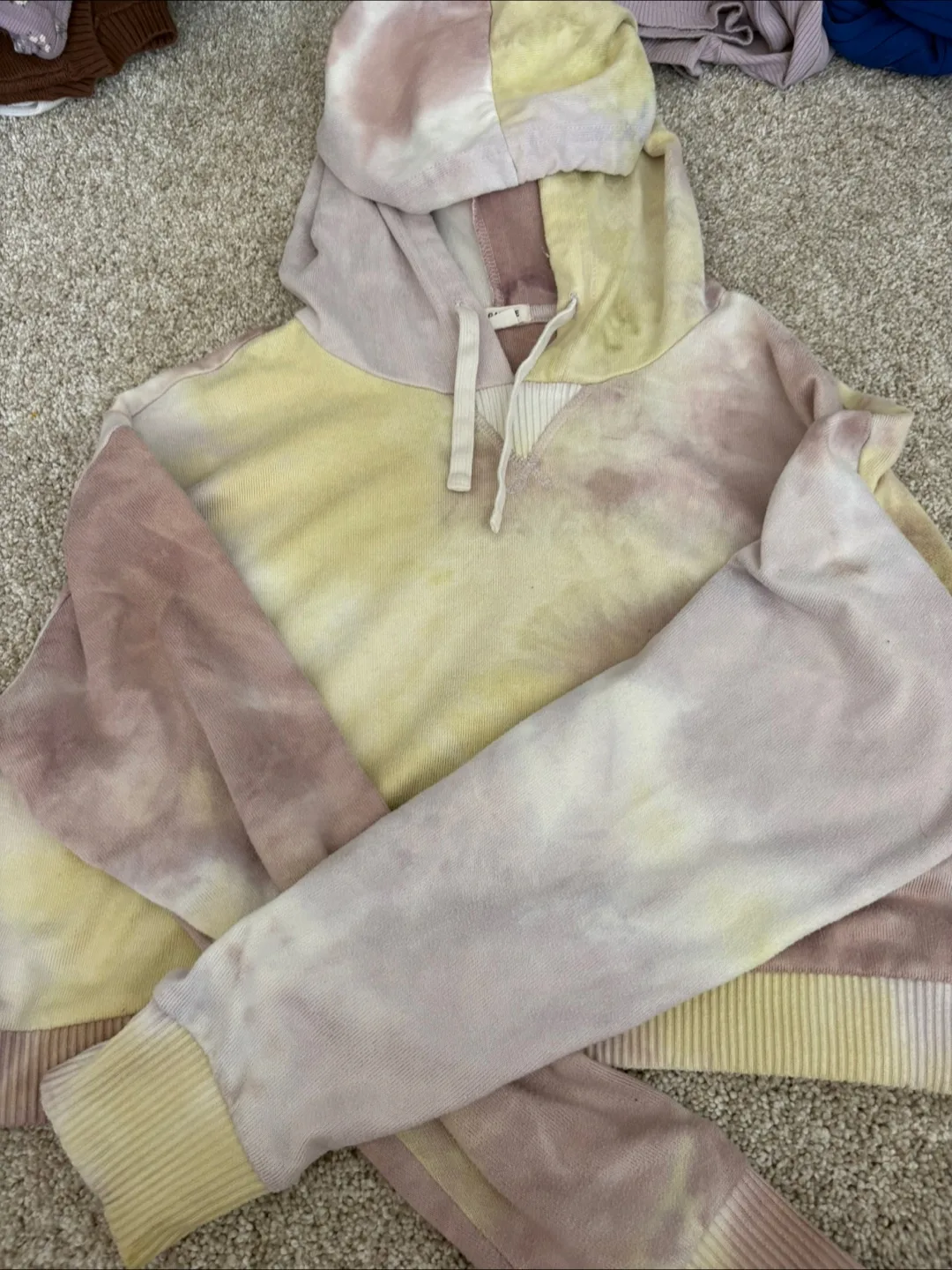 Garage Tie-Dye Hoodie cropped- Size P/S thumbnail