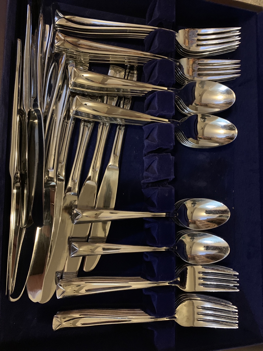 Silverware Set in Wooden Box - photo 2