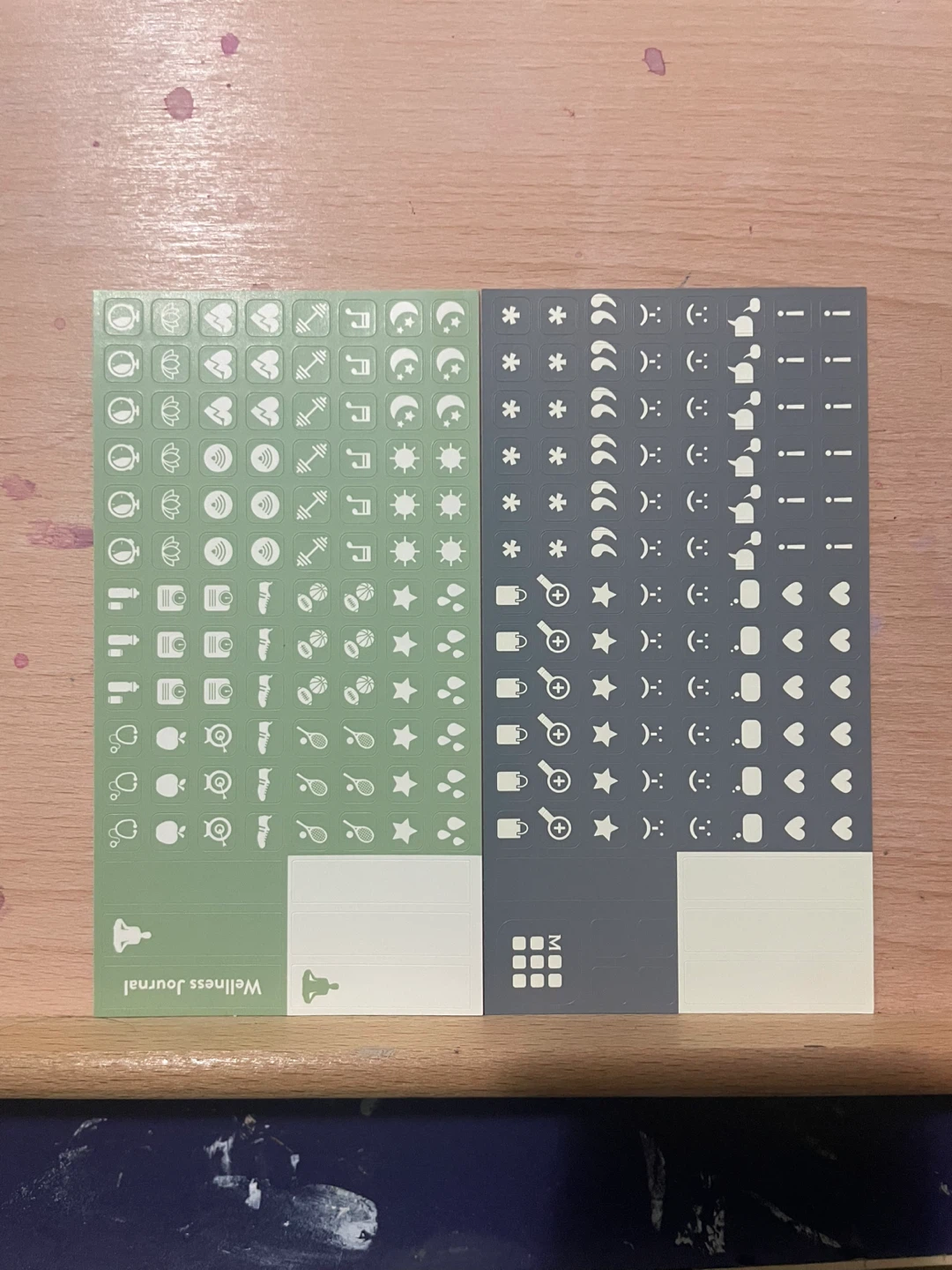 Wellness Journal Sticker Sheet