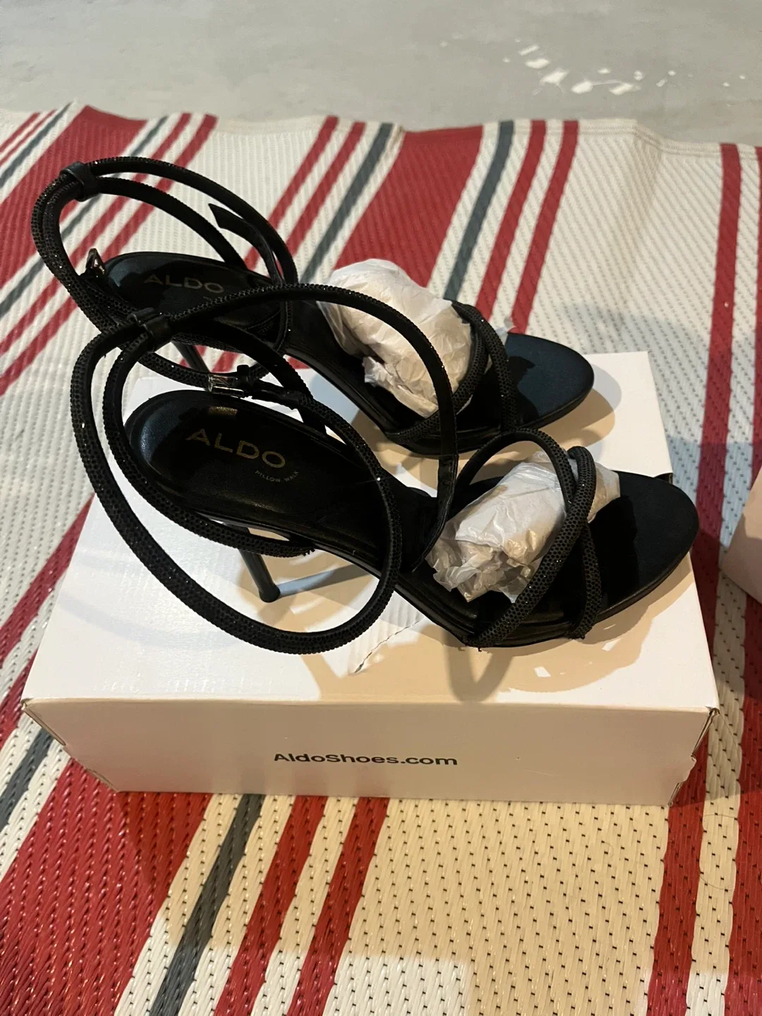 Aldo Manaelden Black Heels - Size 8 thumbnail