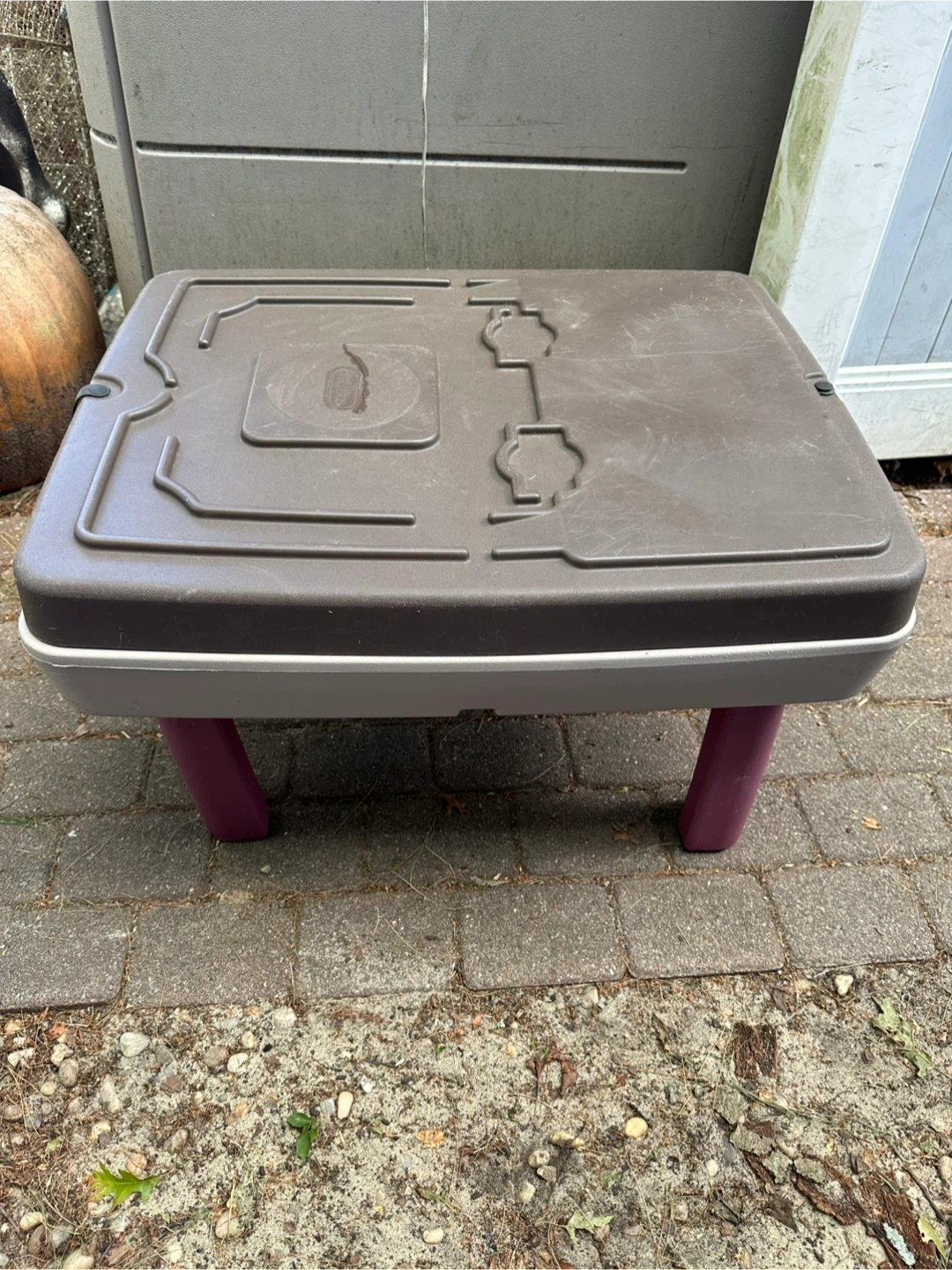 Little Tikes Brown Activity Garden Table