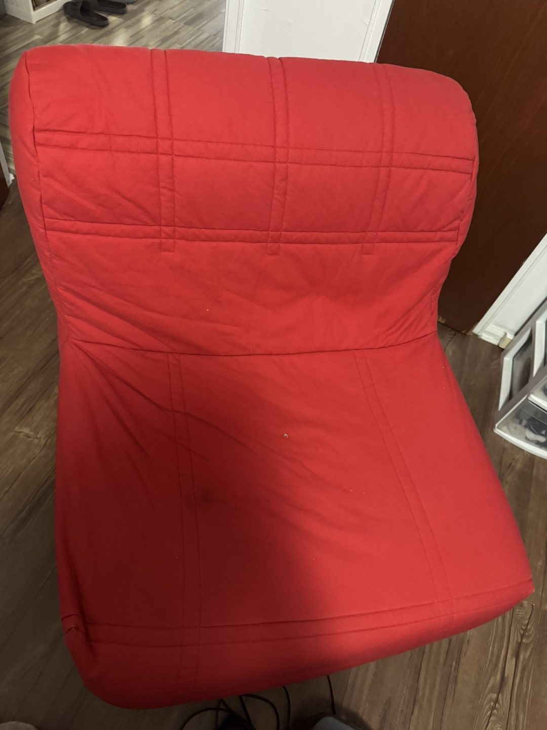 Folding Bed Frame with Red Cushion - photo 4