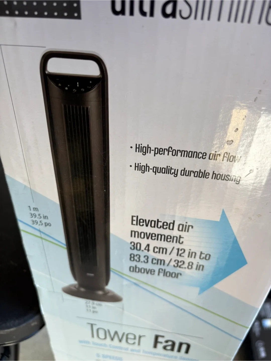 Seville Classics UltraSlimline Tower Fan image indicator(6)