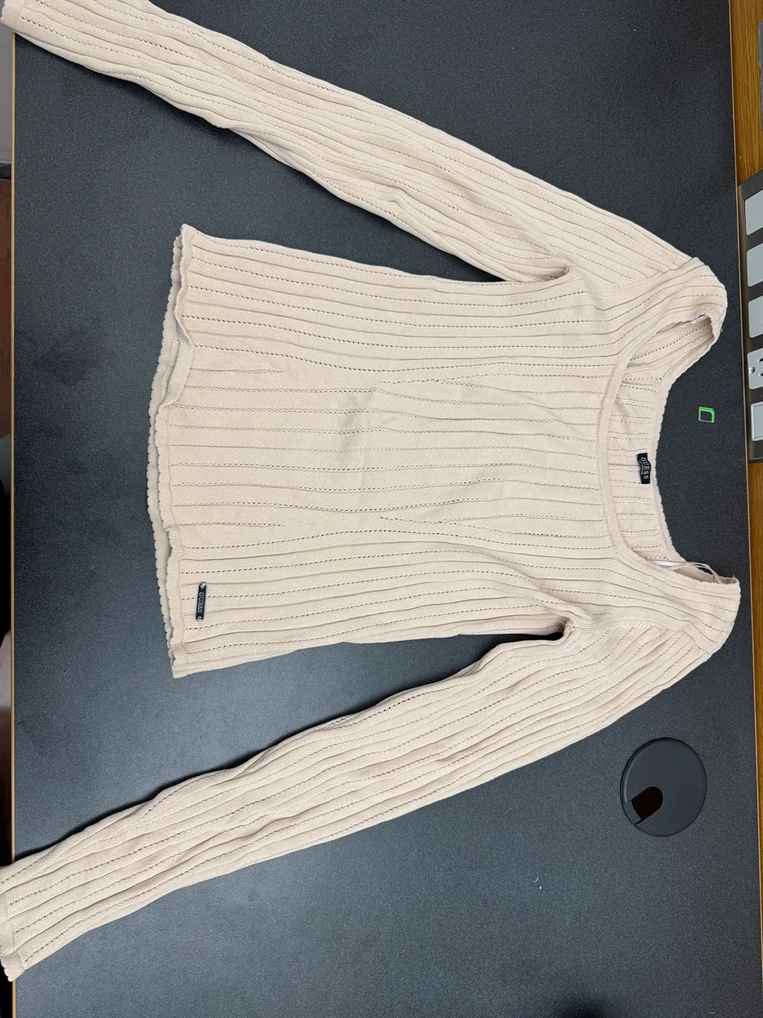 Guess Long Sleeve Top - Beige