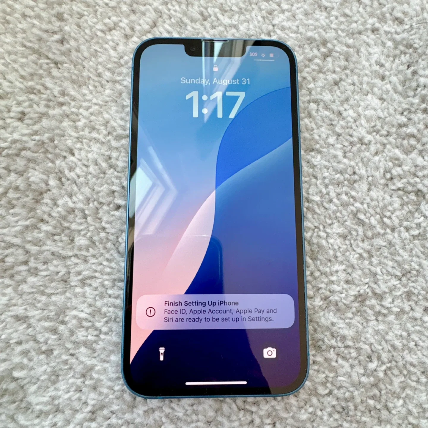 iPhone 13 256GB Blue thumbnail
