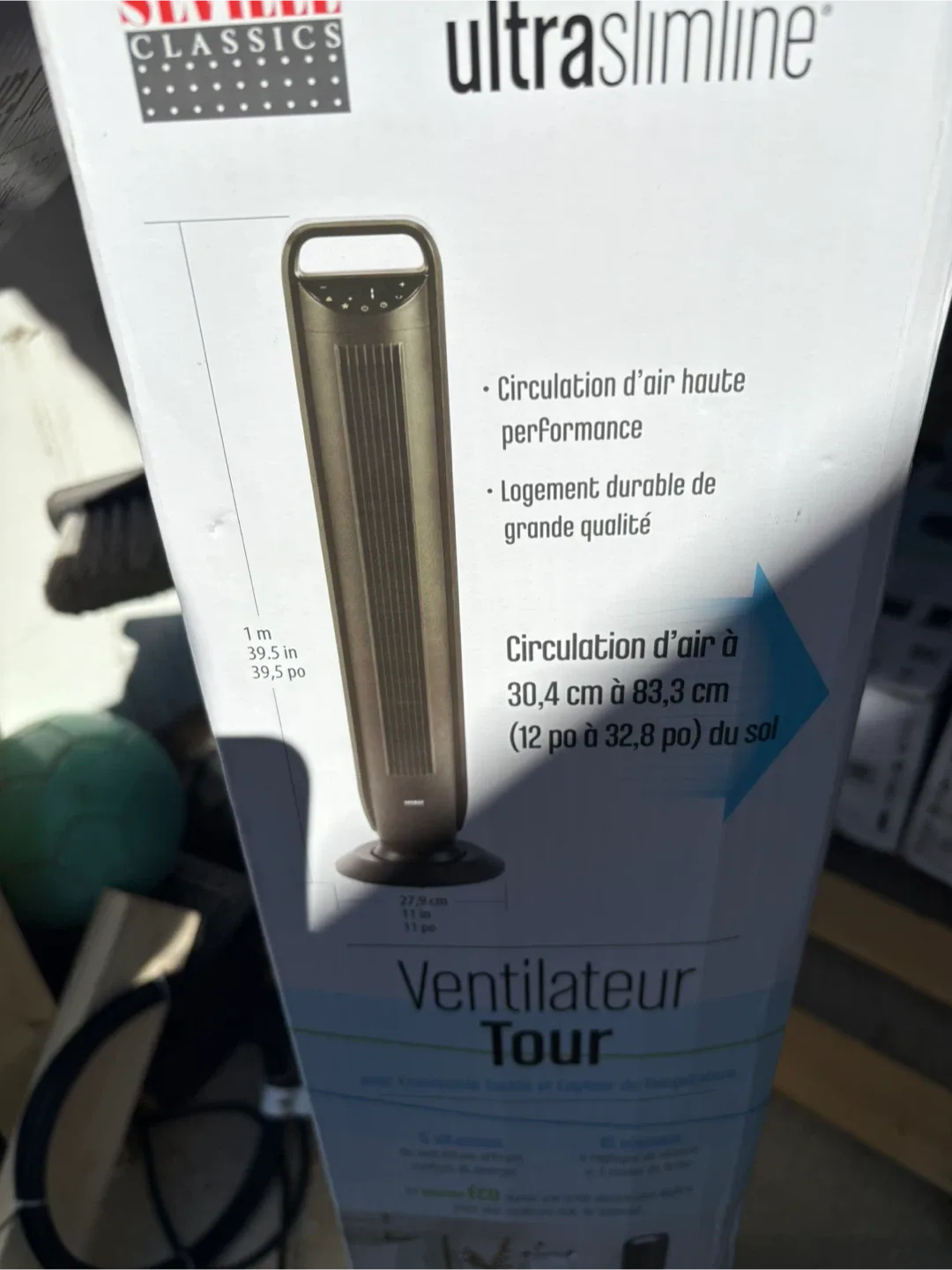 Seville Classics UltraSlimline Tower Fan image indicator(6)