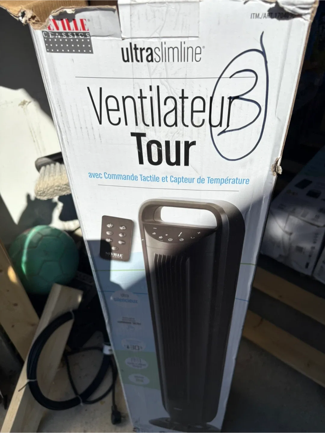 Seville Classics UltraSlimline Tower Fan image indicator(5)