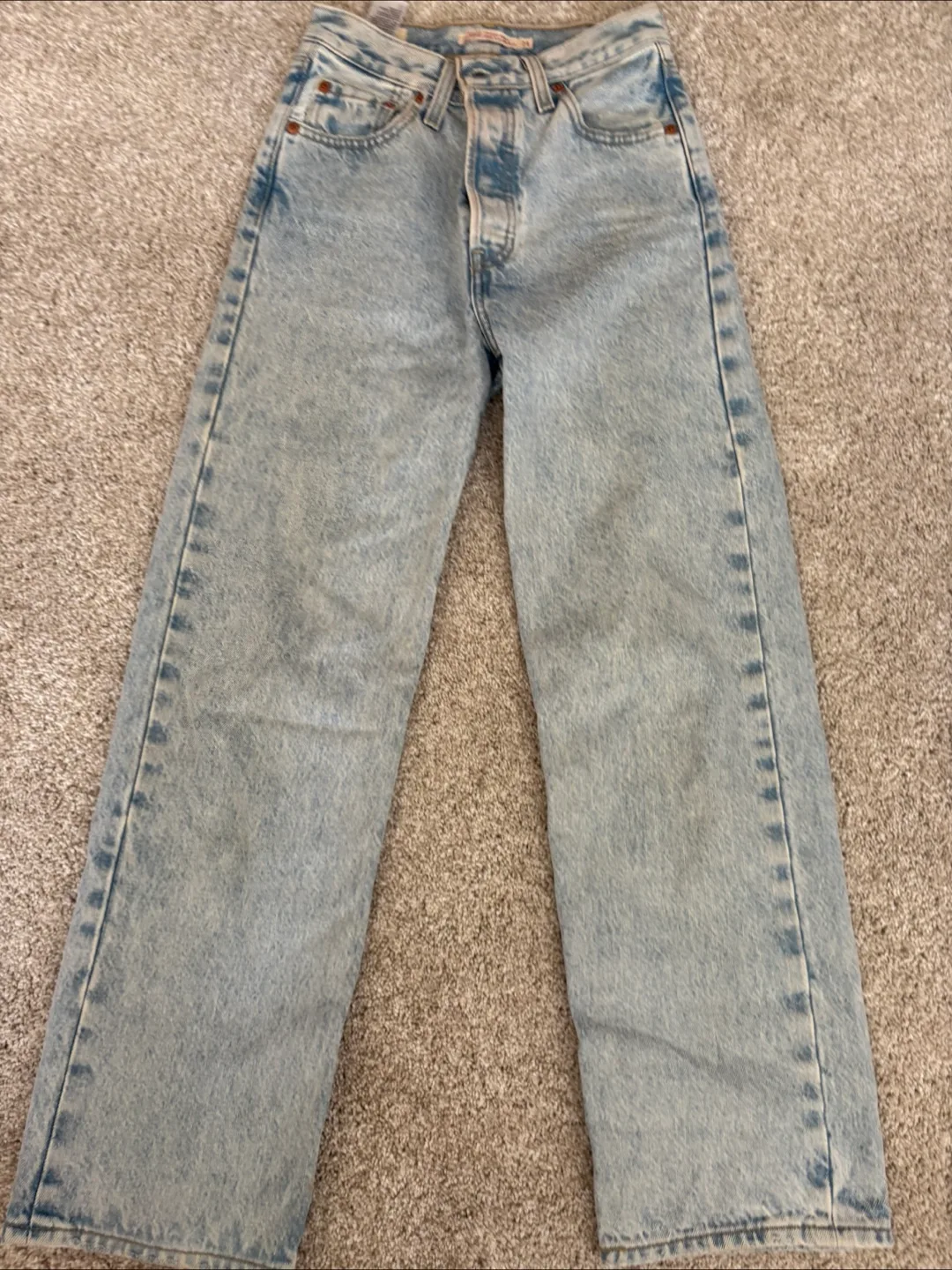 Levi's Ribcage Straight Ankle Jeans Size 24 thumbnail