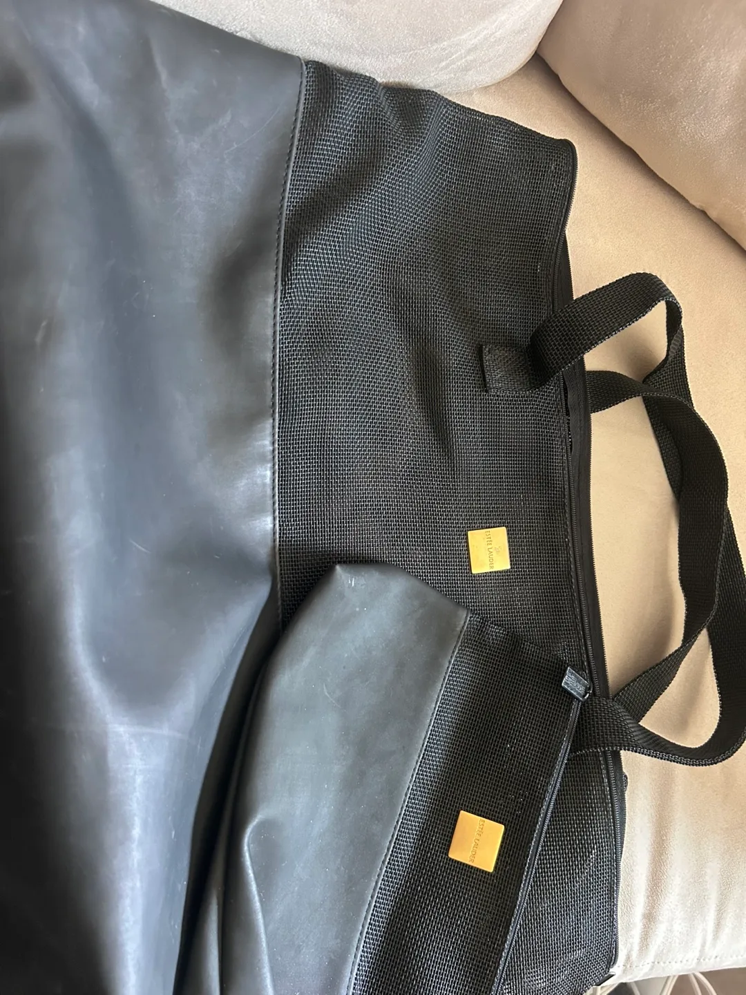 Estee Lauder Black Tote Bag thumbnail