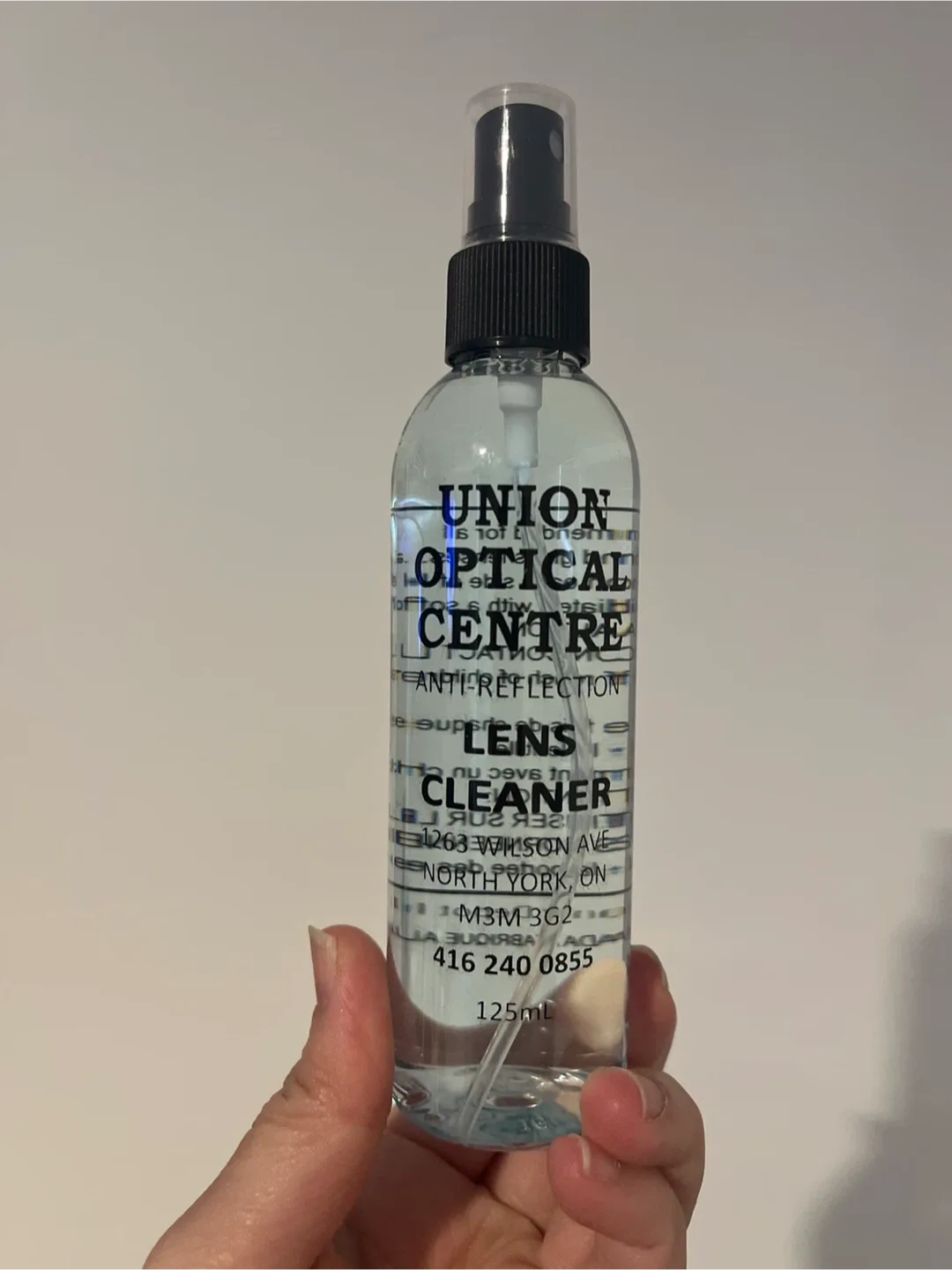 Union Optical Centre Lens Cleaner - 125ml thumbnail