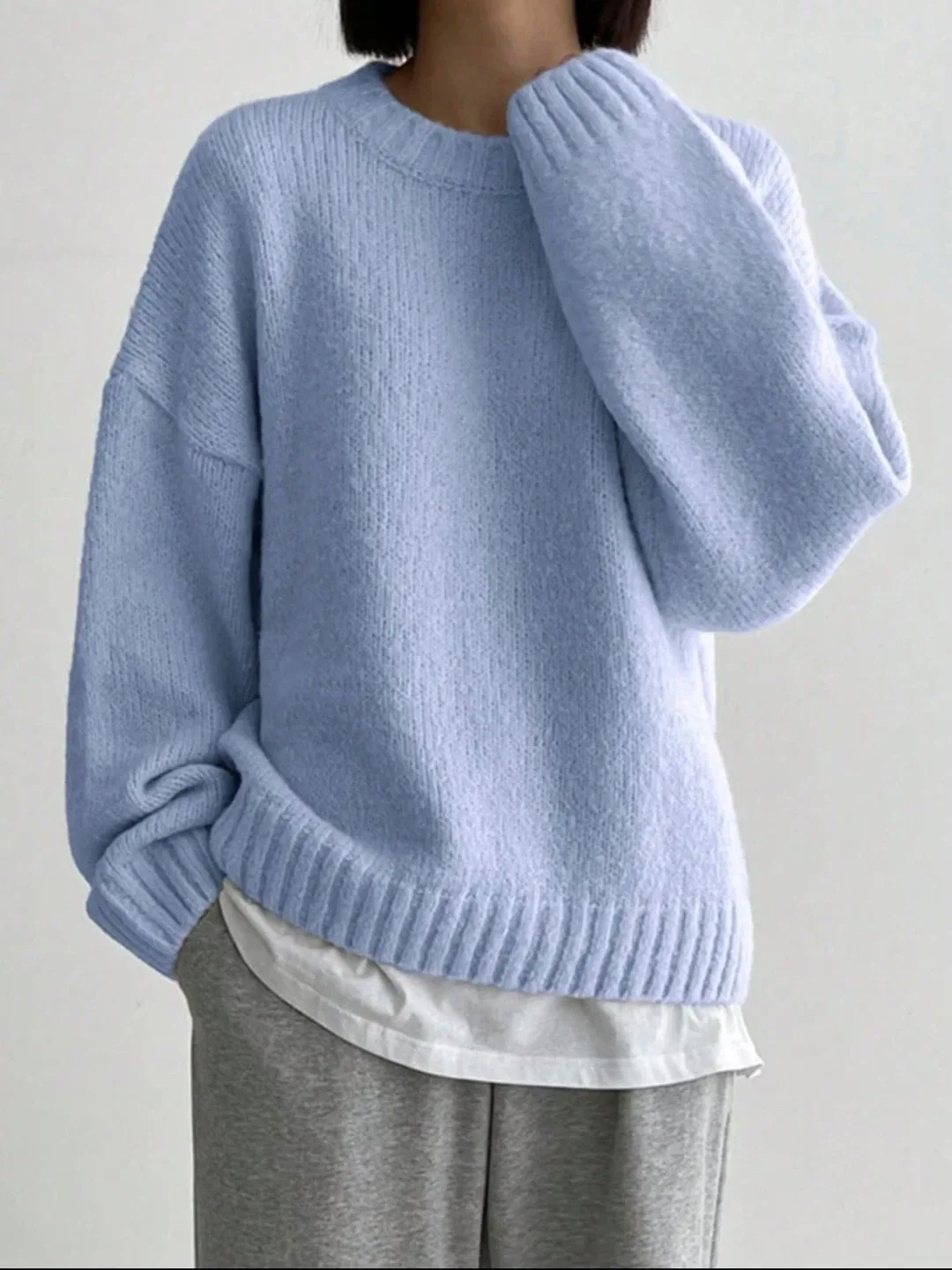 Blue Knit Sweater thumbnail