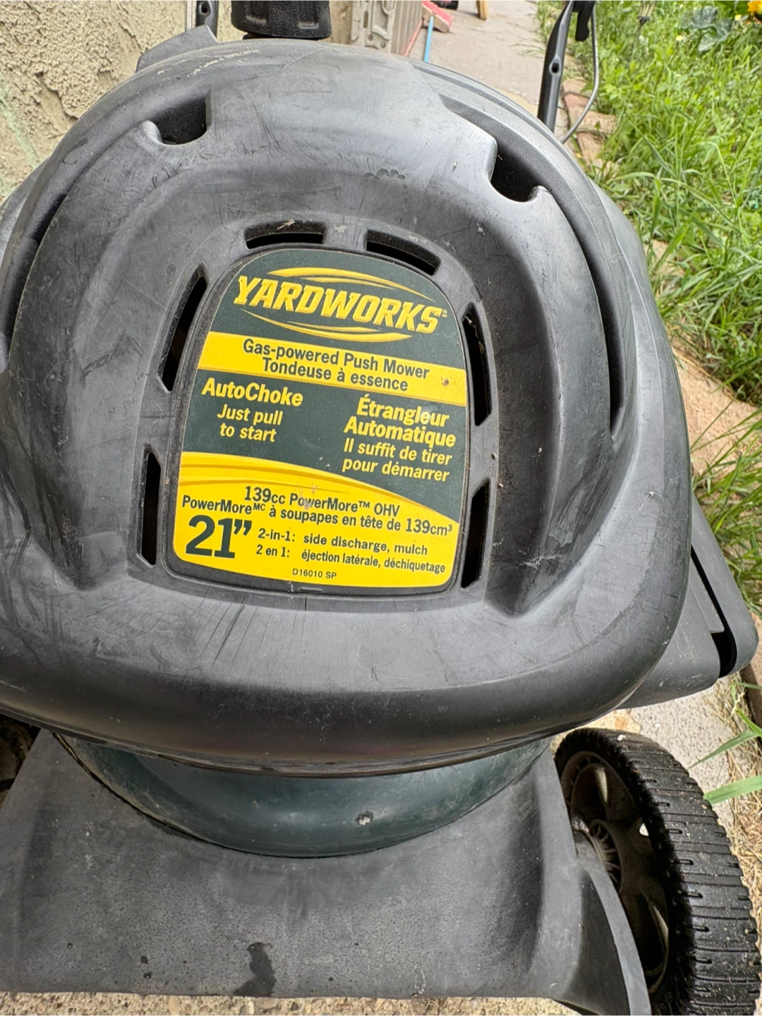Gas powered Lawnmower - photo 3