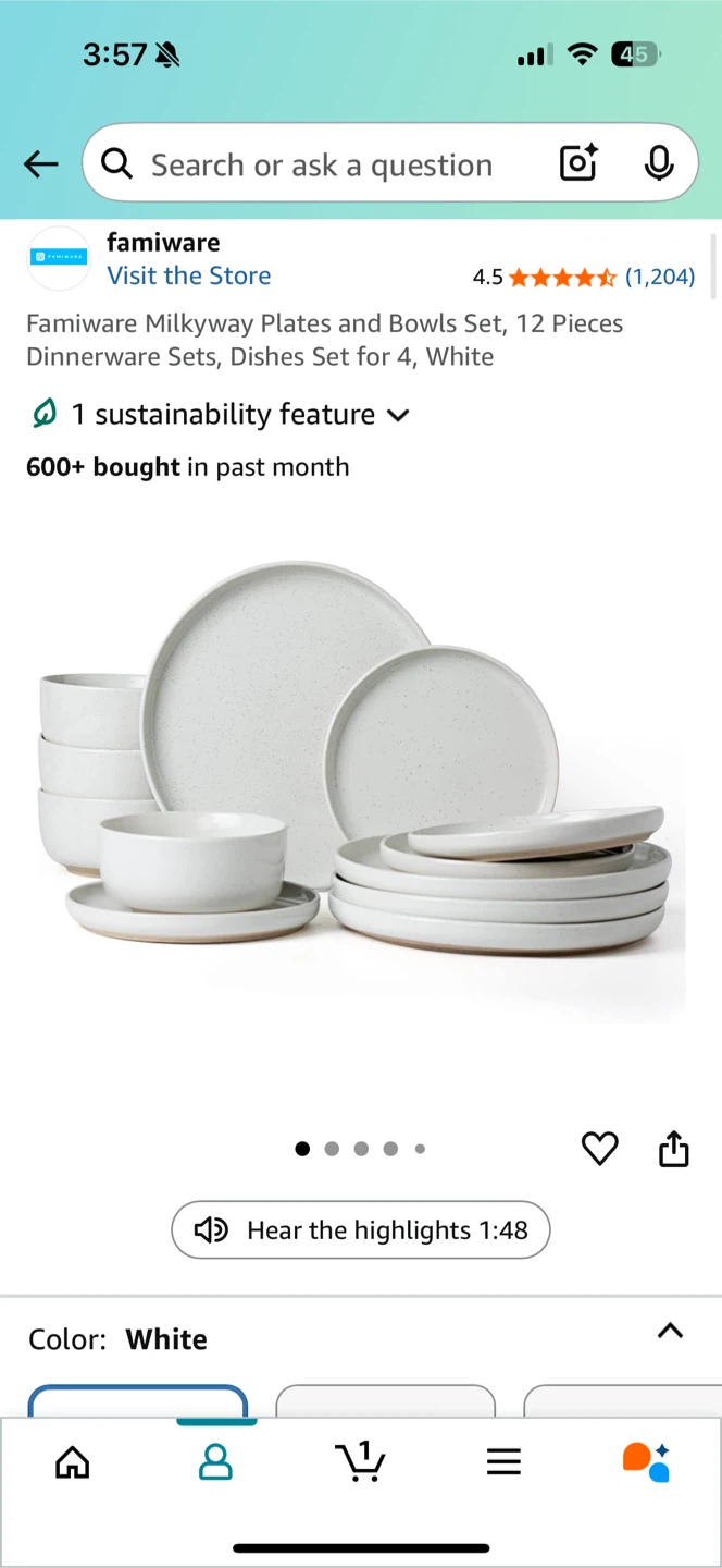 Famiware Milkyway Plates & Bowls