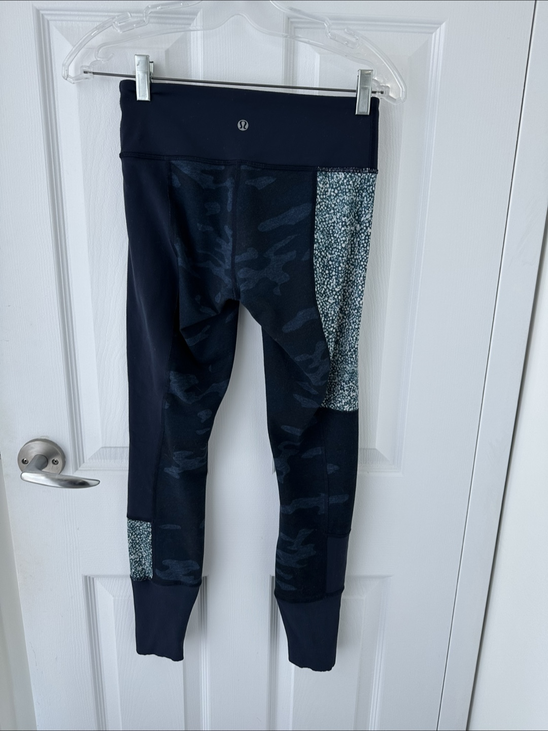 Lululemon Leggings Wunder Under - Navy Blue Camo Pattern - photo 4