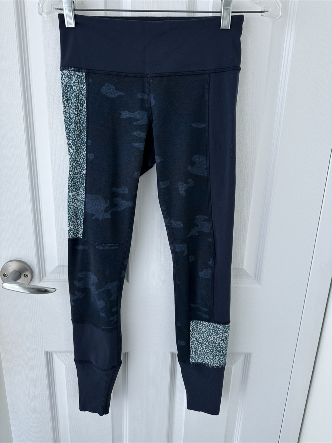 Lululemon Leggings Wunder Under - Navy Blue Camo Pattern - photo 5