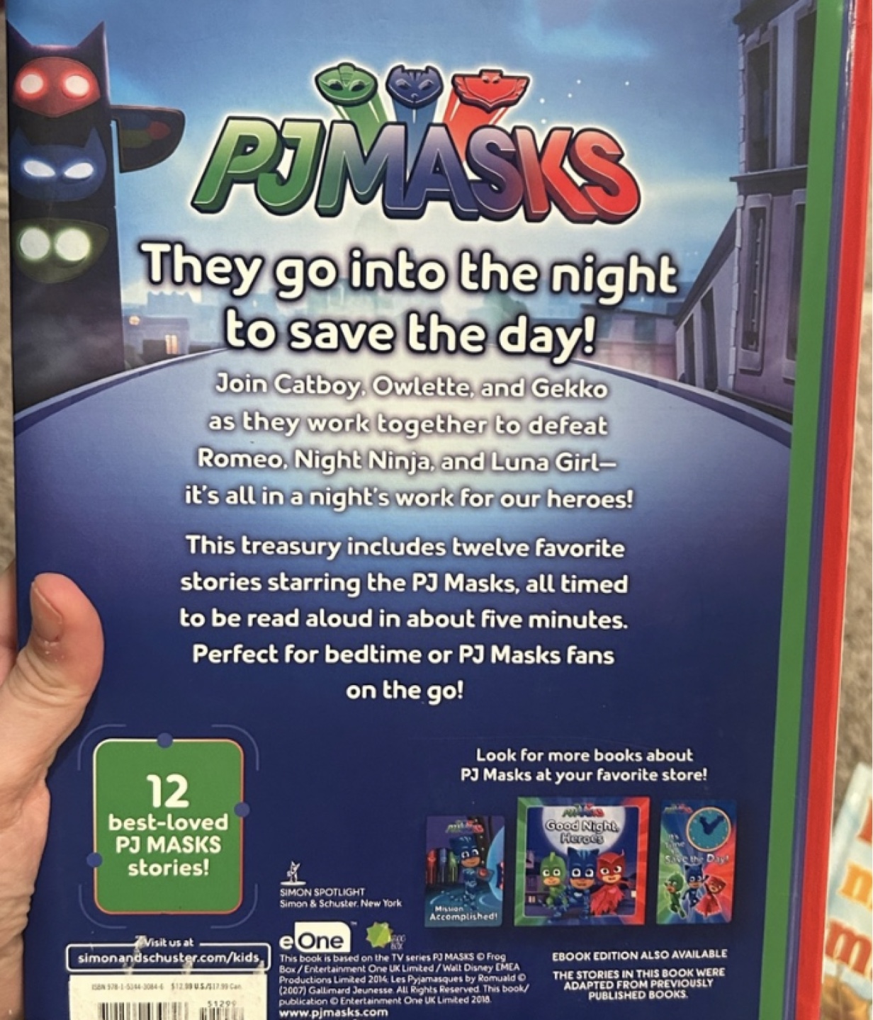 PJ Masks 5-Minute Stories Book - photo 4