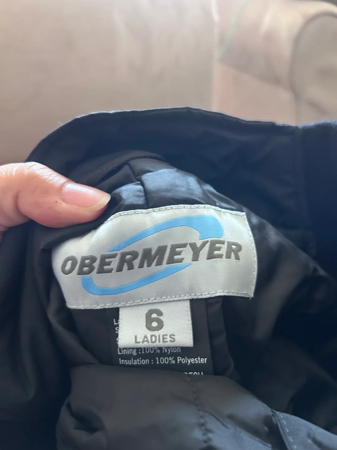 Obermeyer Ladies' Black Snow Pants - Size 6 thumbnail
