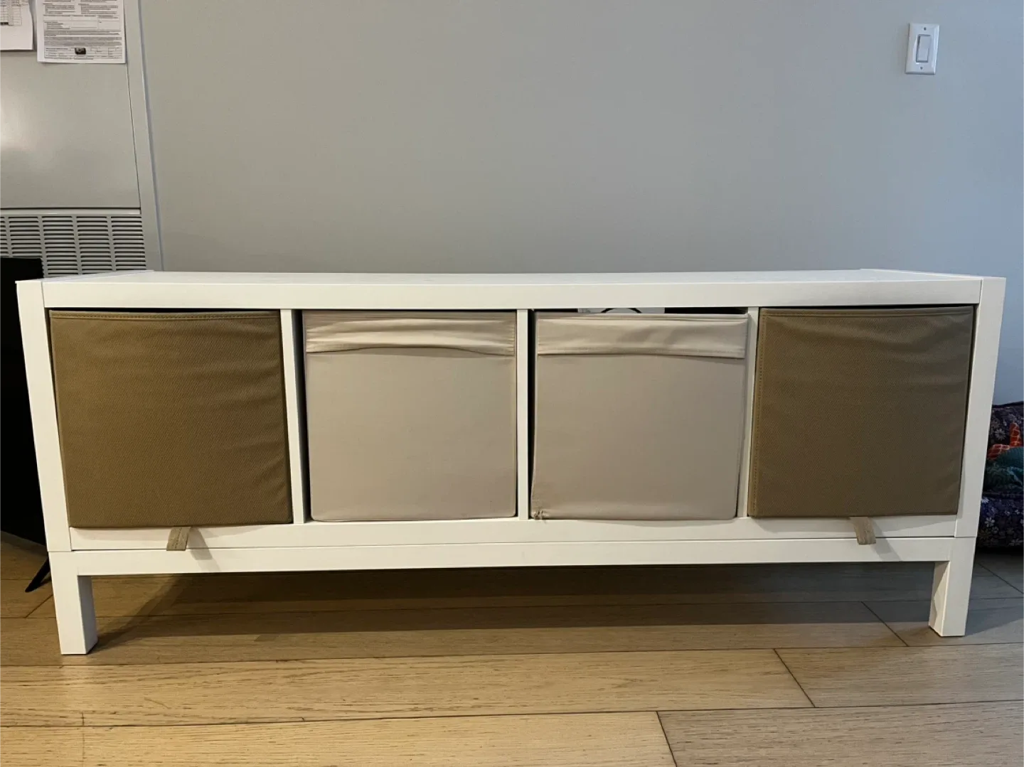 IKEA Kallax Shelf Unit with Inserts thumbnail