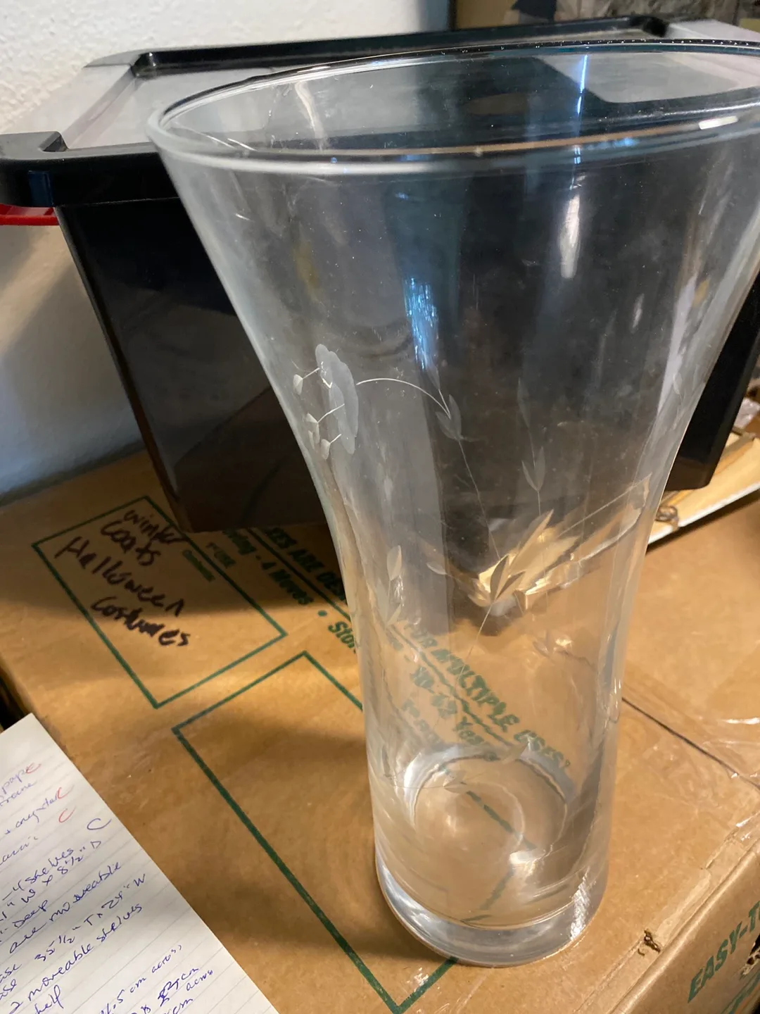 Clear Crystal Flower Vase image indicator(2)