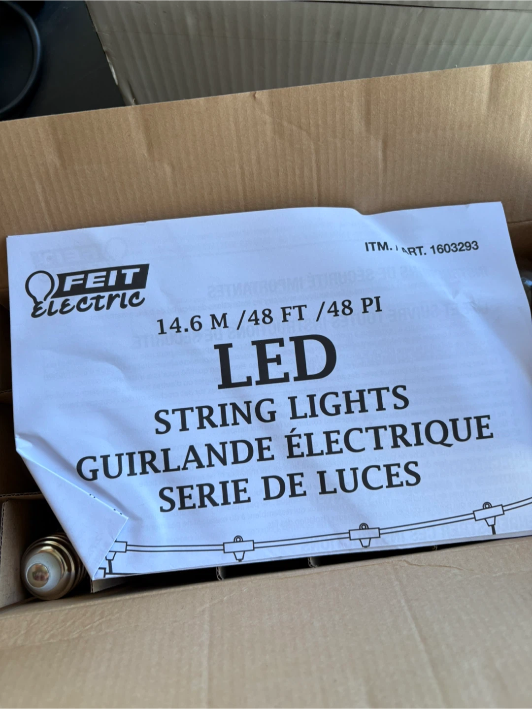 Feit Electric LED String Lights - 48 ft - photo 5
