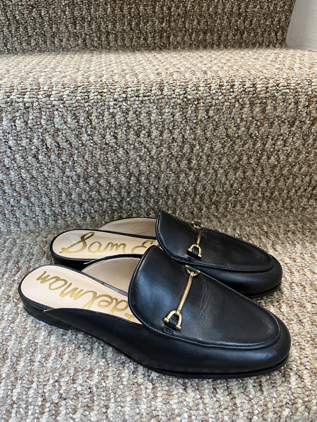 Sam Edelman Black Leather Mules - photo 2