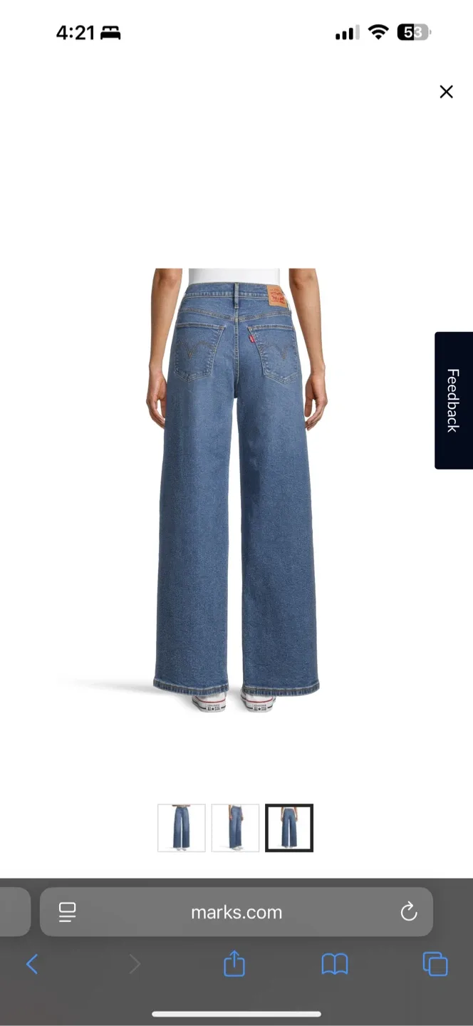 Levi's High Waisted Straight Jeans image indicator(2)