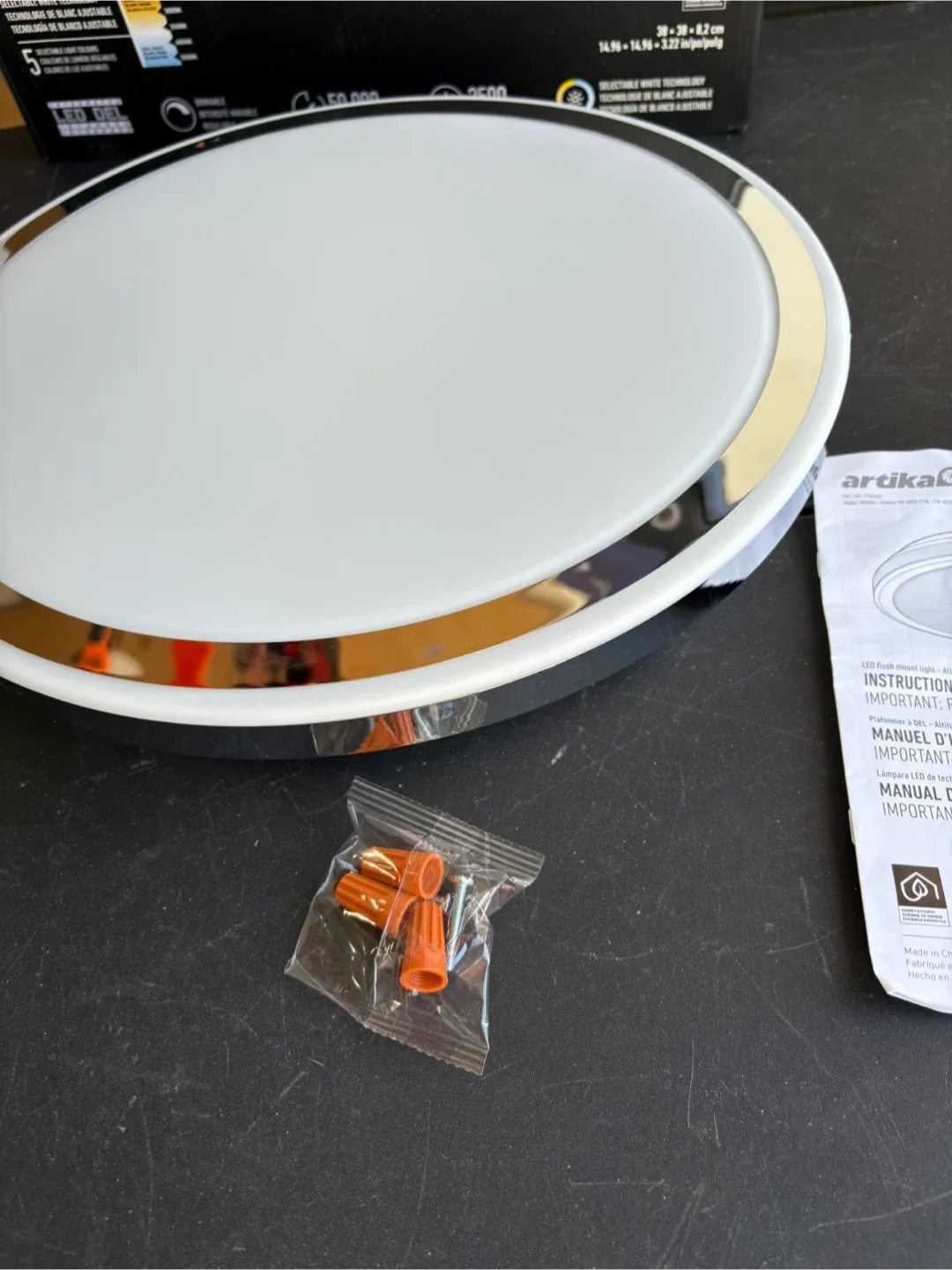 Artika Altitude LED Ceiling Light 38 cm – Chrome image indicator(3)