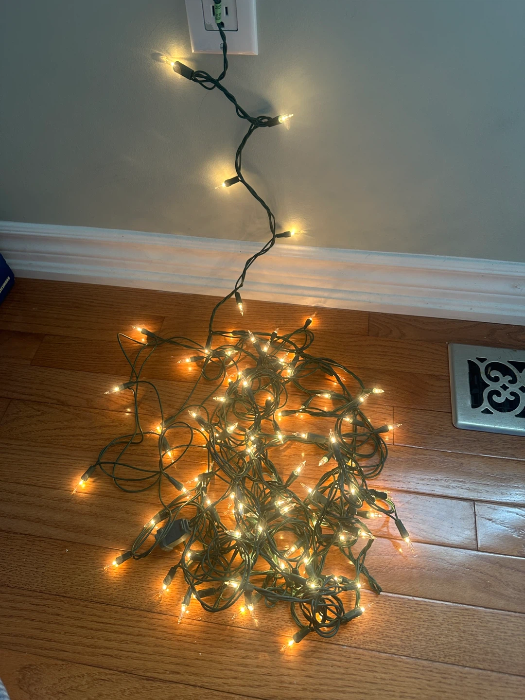 String of 100 Christmas Lights