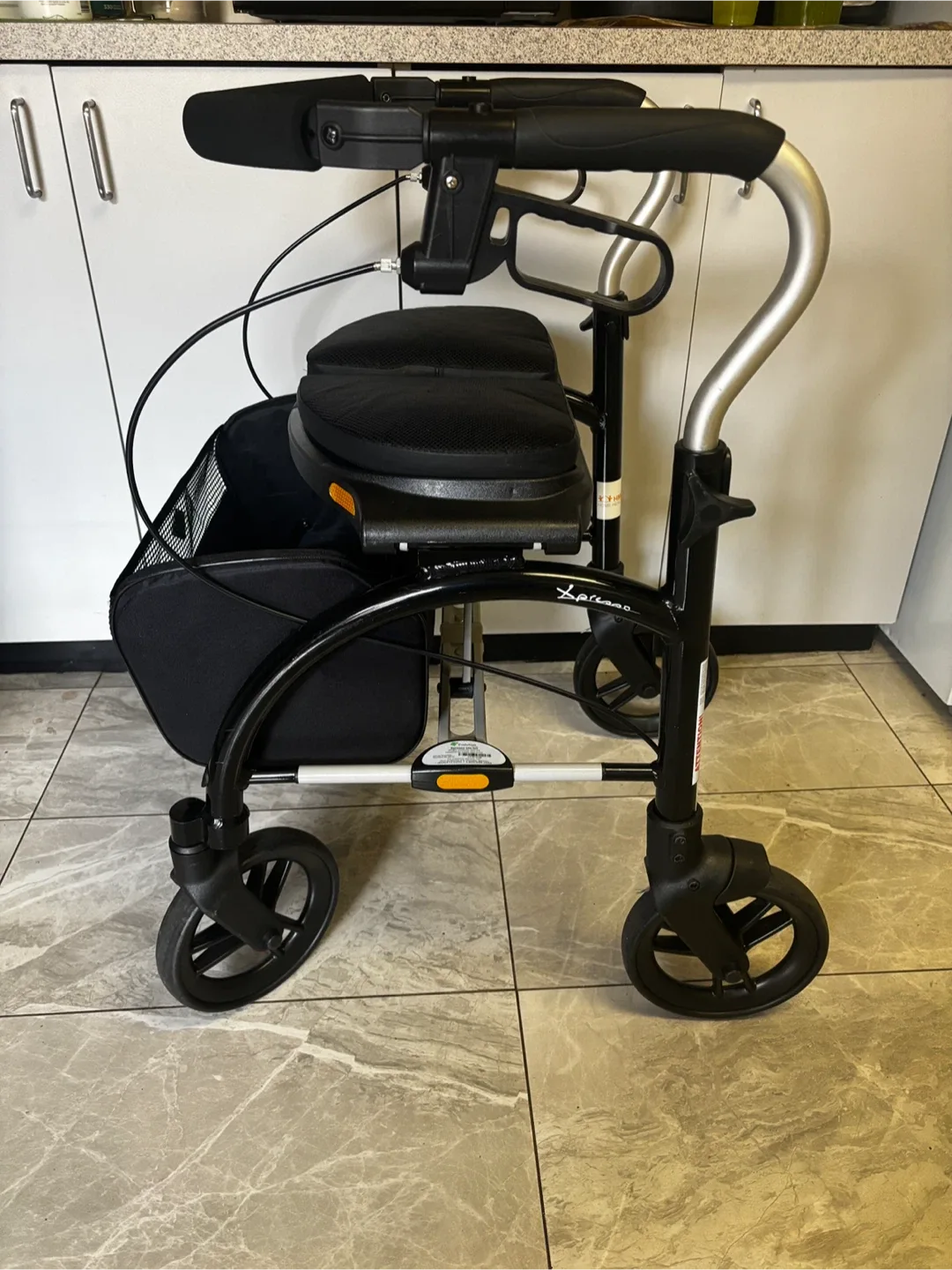 Lumex Walkabout Lite Rollator Walker thumbnail