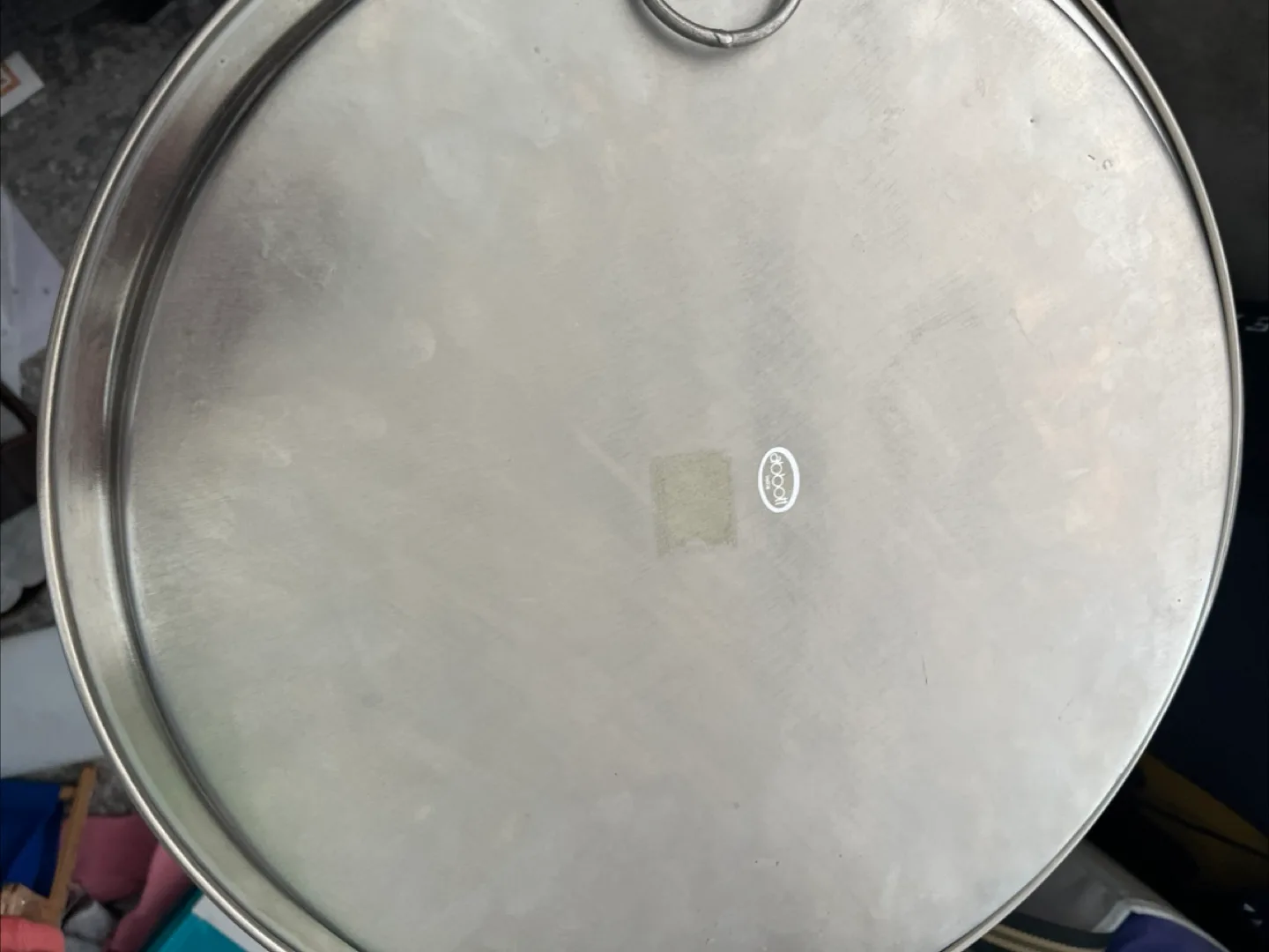 Silver Metal Round Folding Tray Table - NEW image indicator(6)