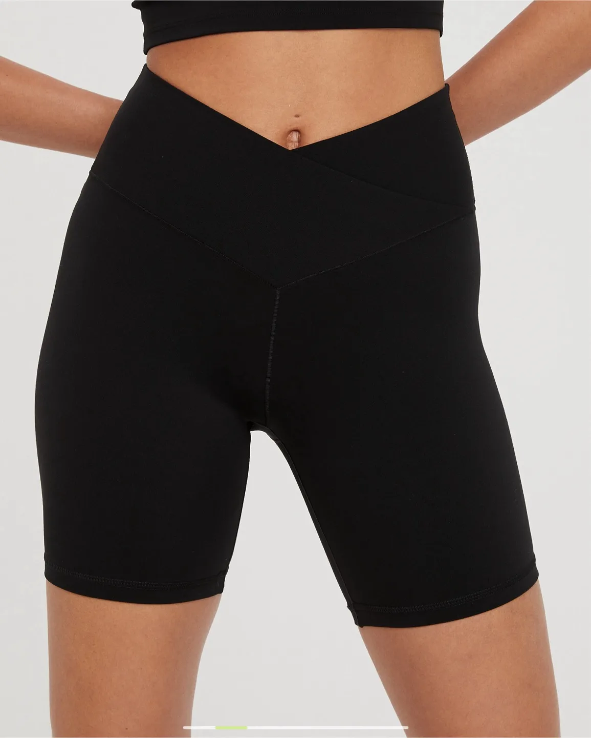 EUC Aerie Black Bike Shorts 7 inches Medium thumbnail