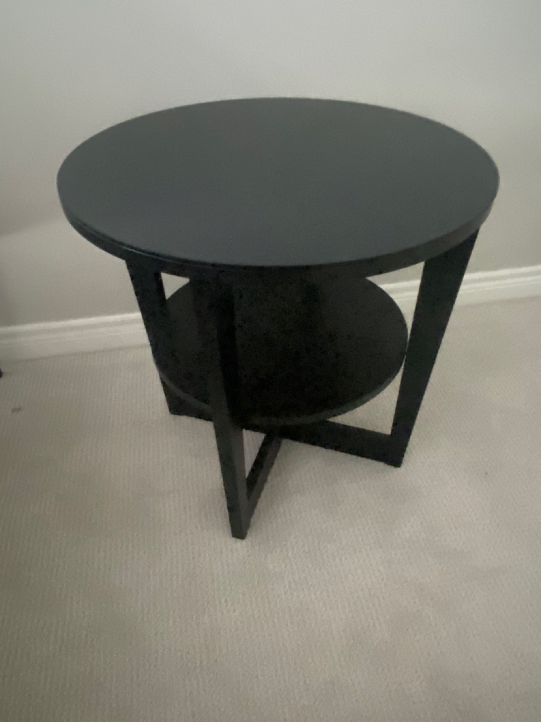 IKEA VEJMON Side Table - Black-Brown - photo 3