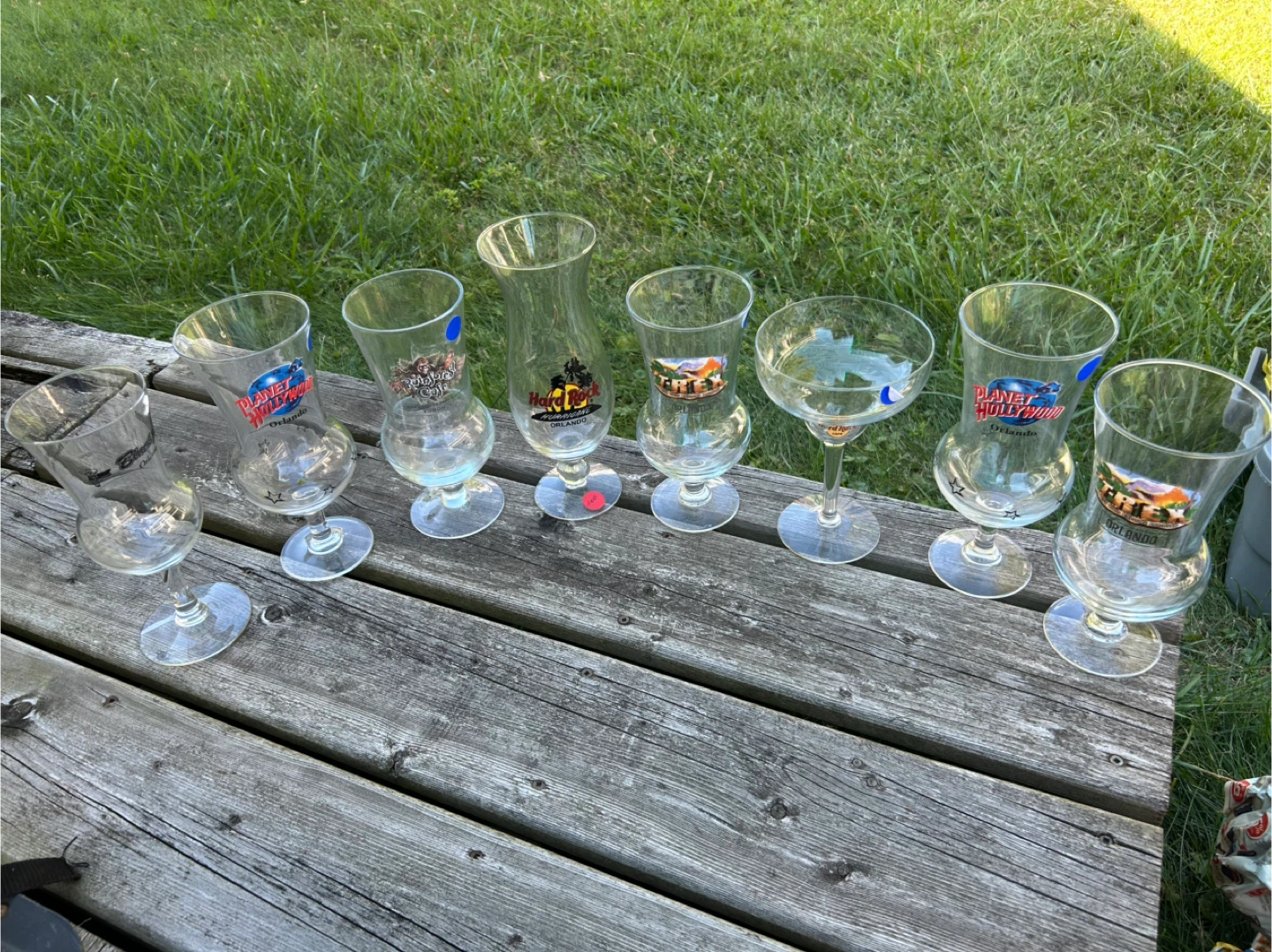 Planet Hollywood, Hard Rock Orlando Glass Set