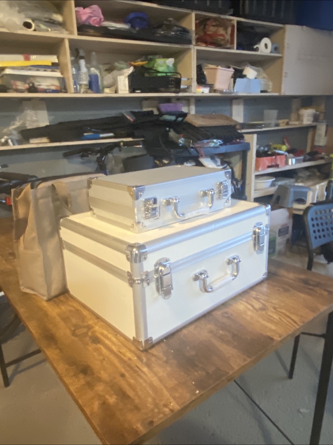 Aluminum Storage Cases - Set of Two