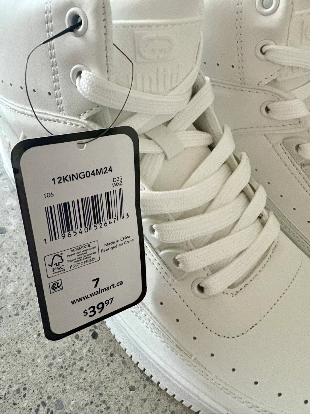 Ecko Unltd. High Top Sneakers White Size 7 image indicator(9)