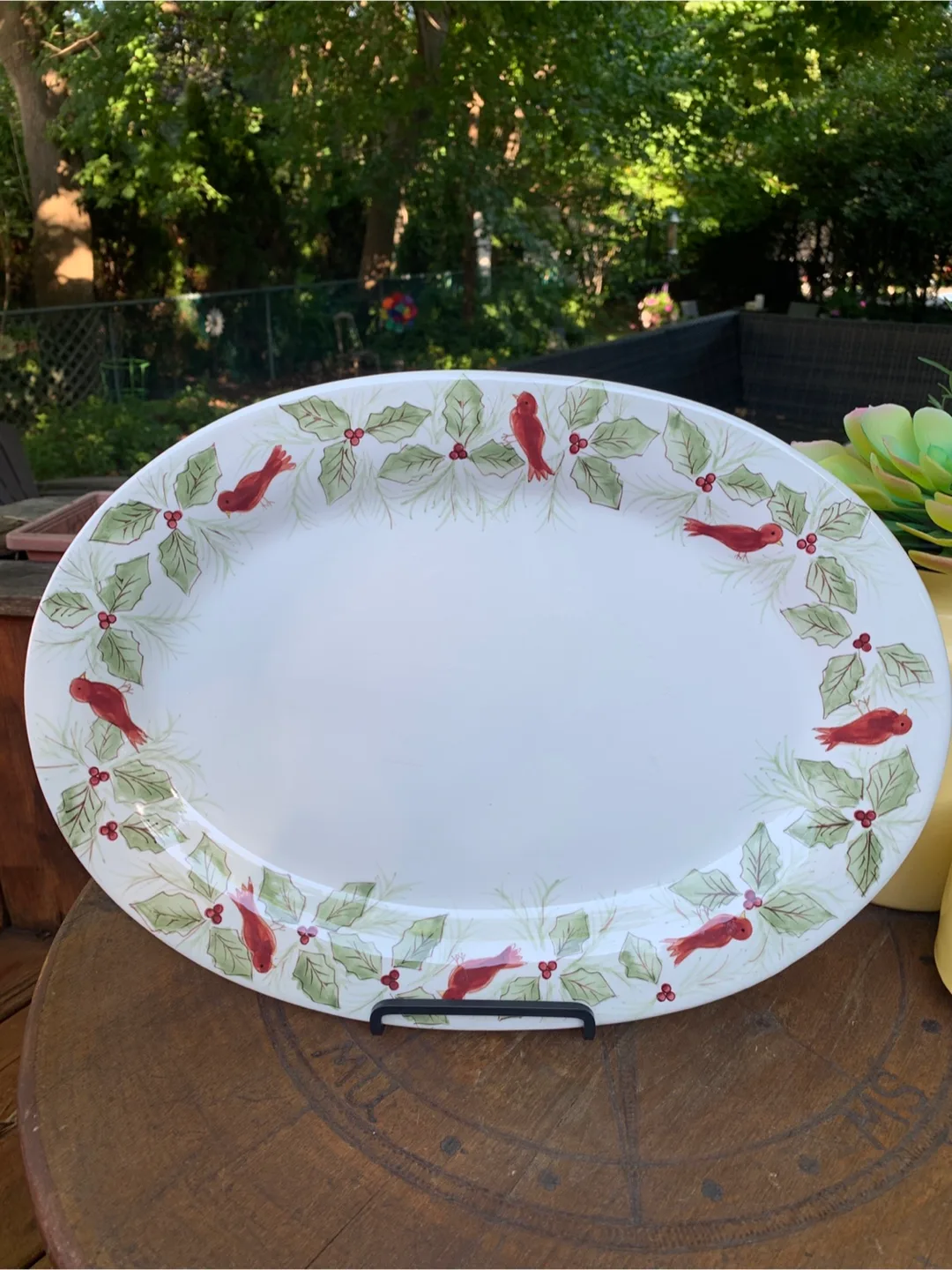 Gates Ware Christmas Holiday Platter thumbnail