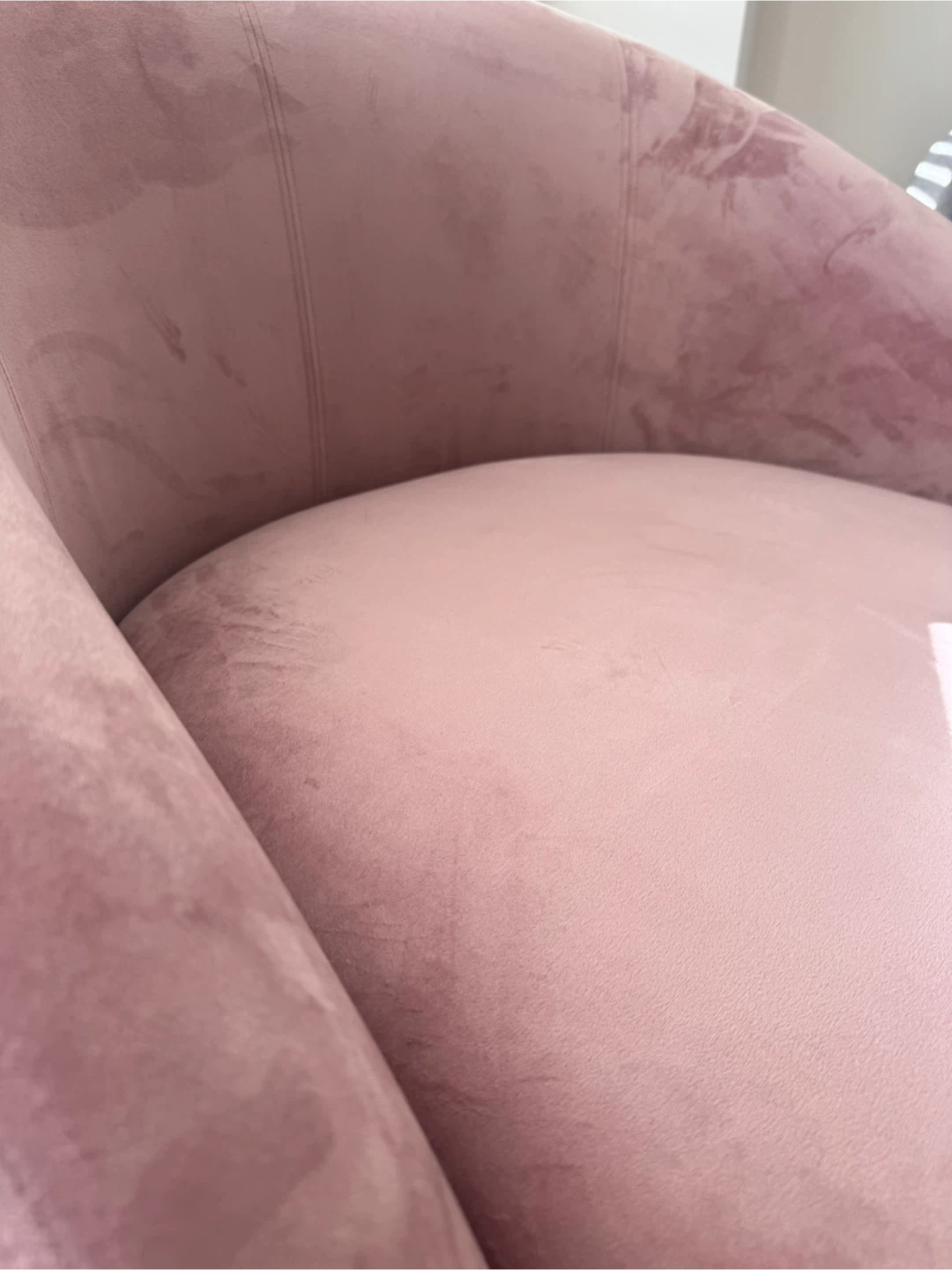 Pink Round Accent Chair - photo 5