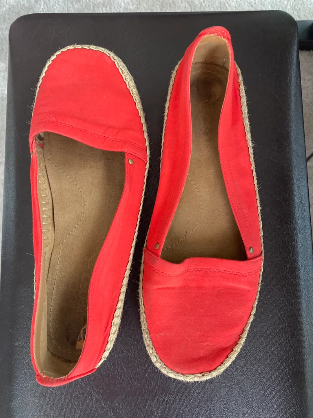 Aerosoles Red Espadrille Flats - Size 9.5 thumbnail