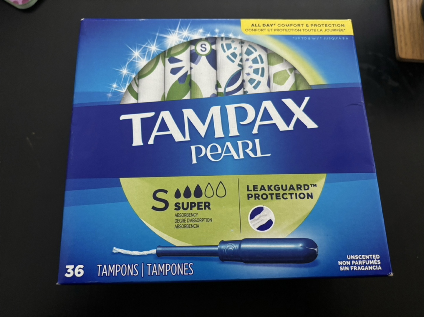 Tampax Pearl Super Tampons - 36 Count