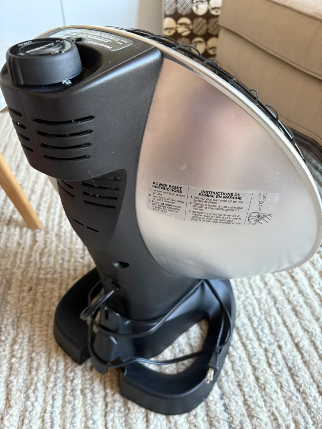 Presto HeatDish Electric Heater image indicator(3)