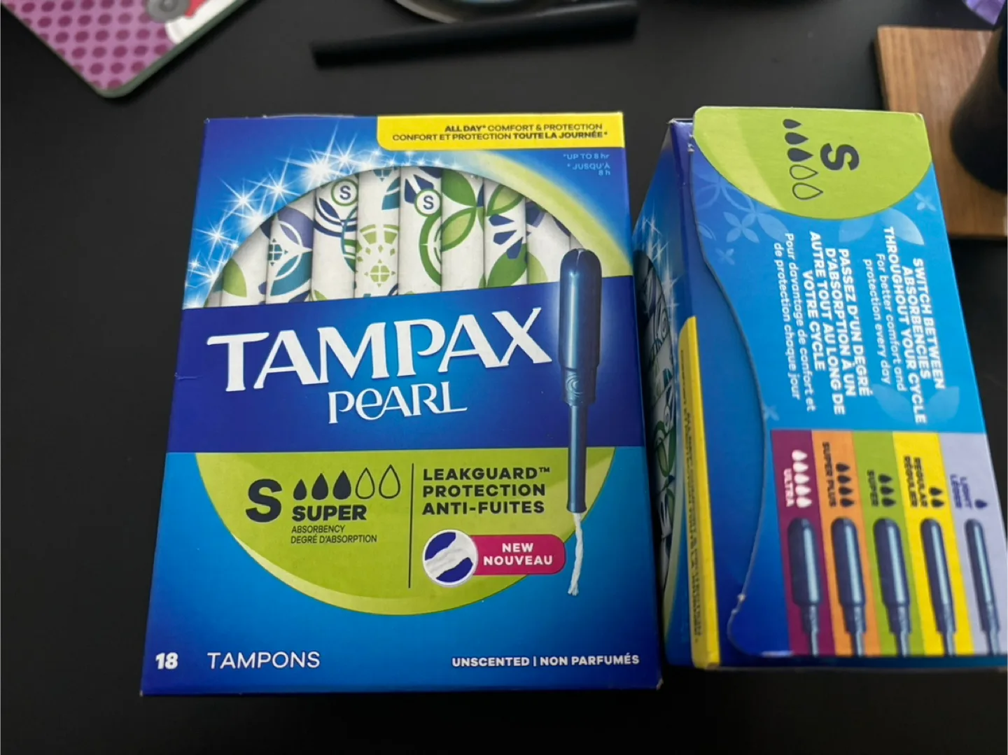 Tampax Pearl Super Tampons - 18 Count