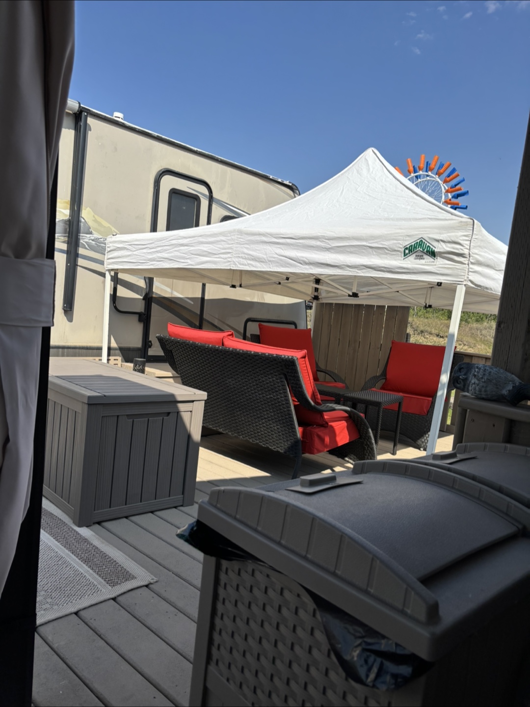 Selling a Caravan instant Canopy