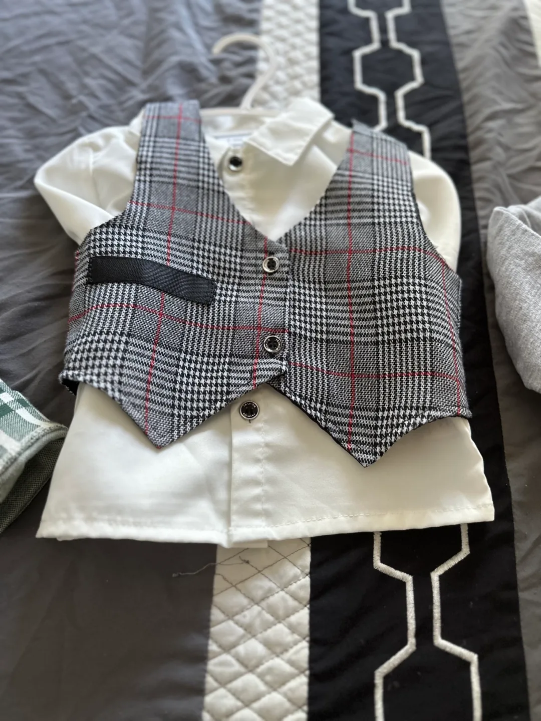Baby Vest Outfit & Letterman Romper thumbnail