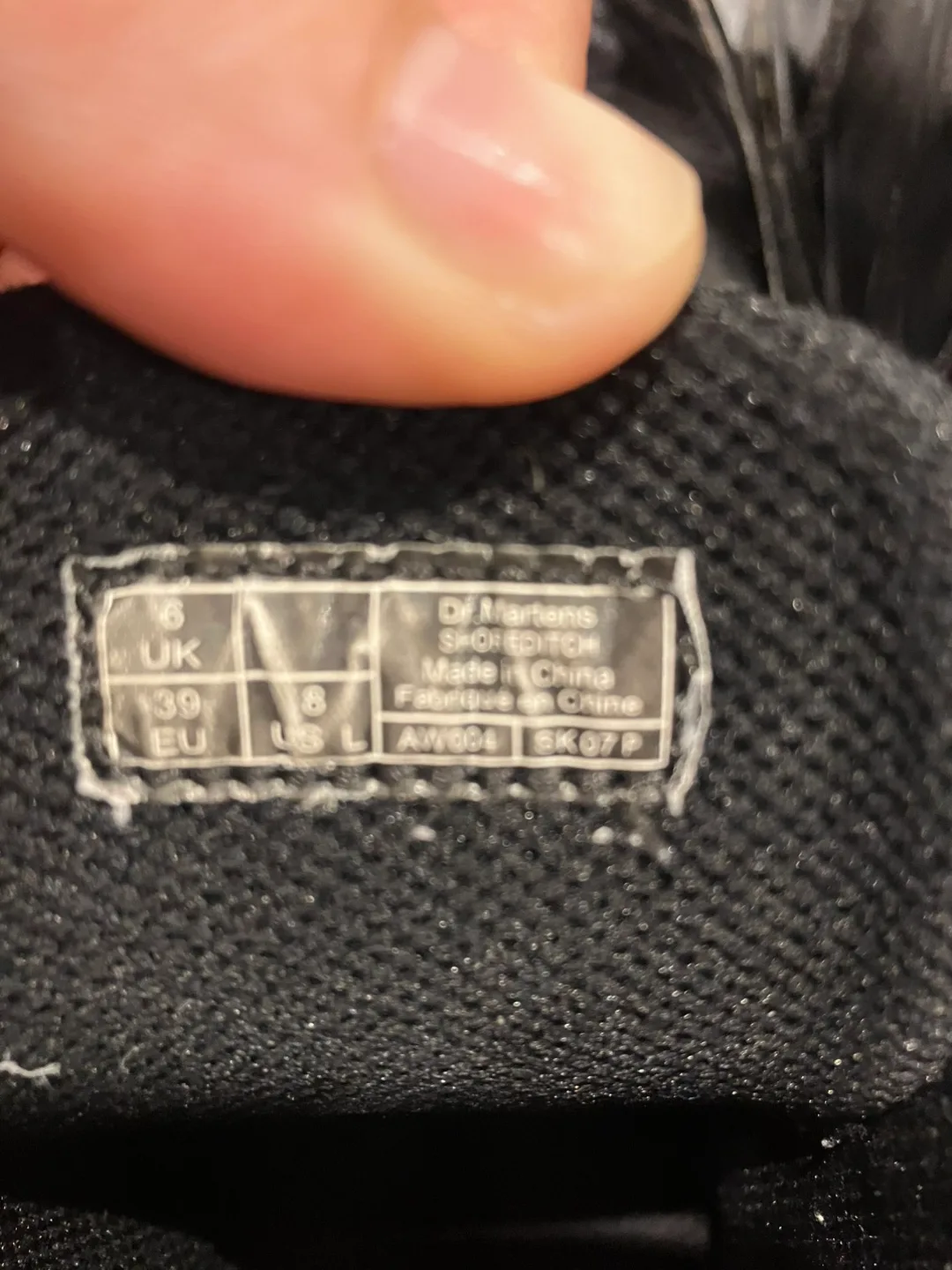 Dr. Martens Black Leather Boots, size 8 🥕 image indicator(7)