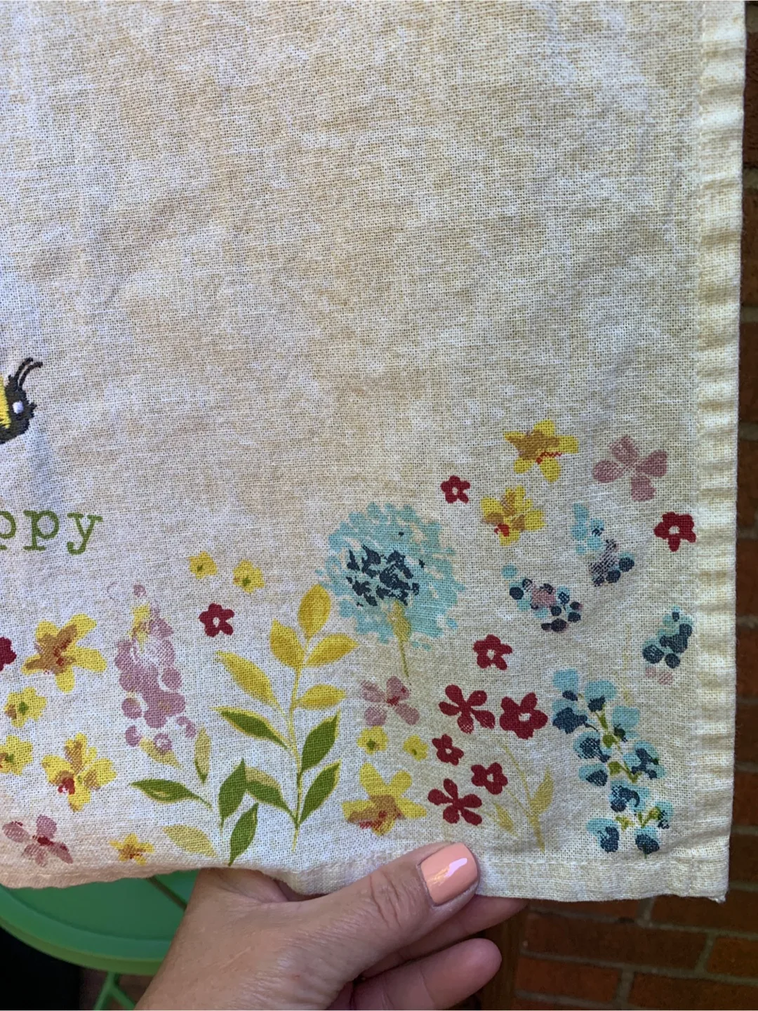 Cooksmart England Bee Happy Tea Towel image indicator(5)