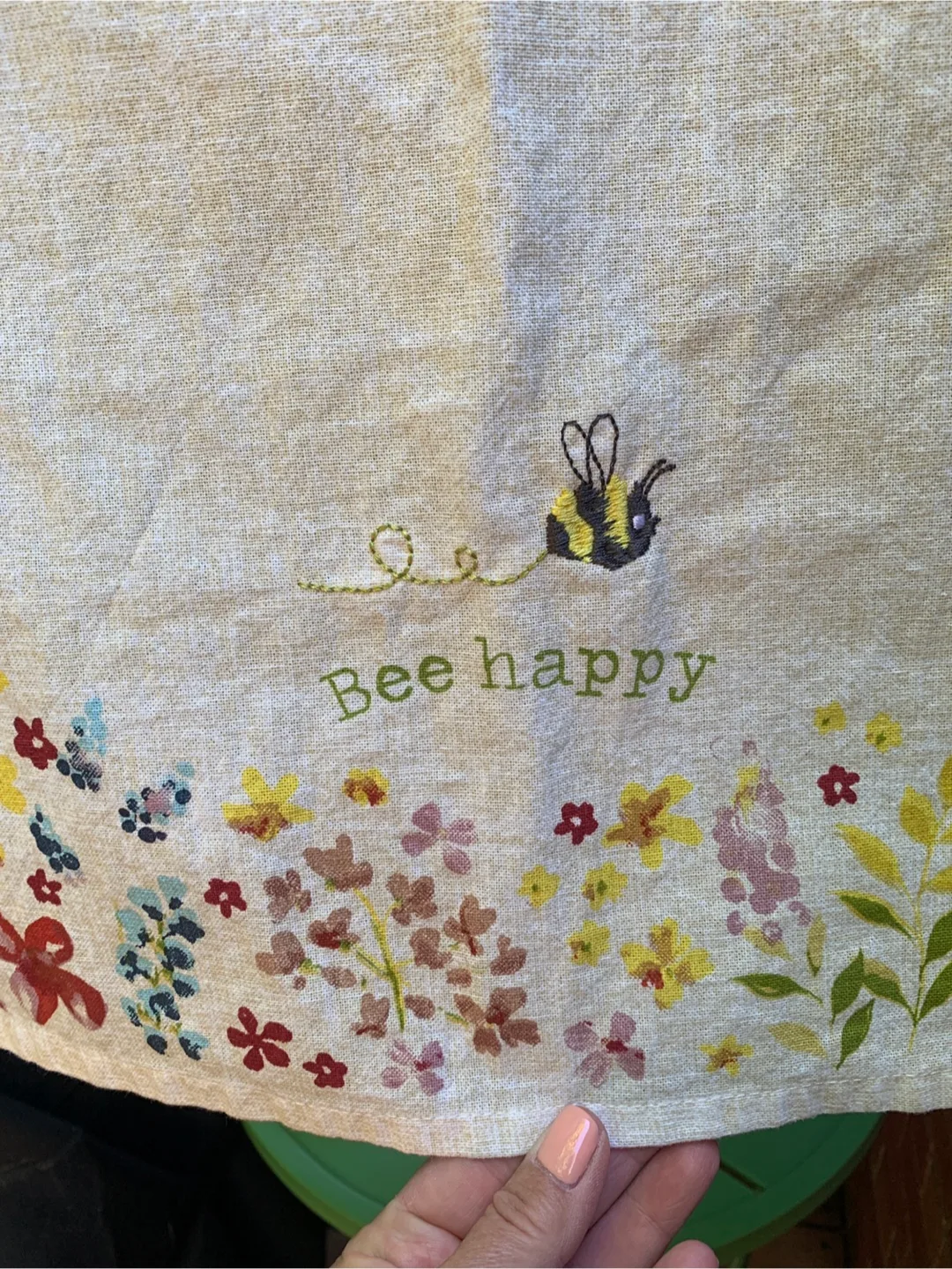 Cooksmart England Bee Happy Tea Towel image indicator(6)