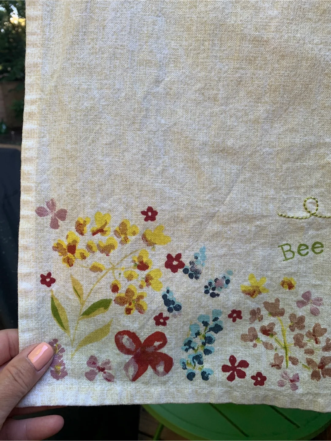 Cooksmart England Bee Happy Tea Towel image indicator(4)