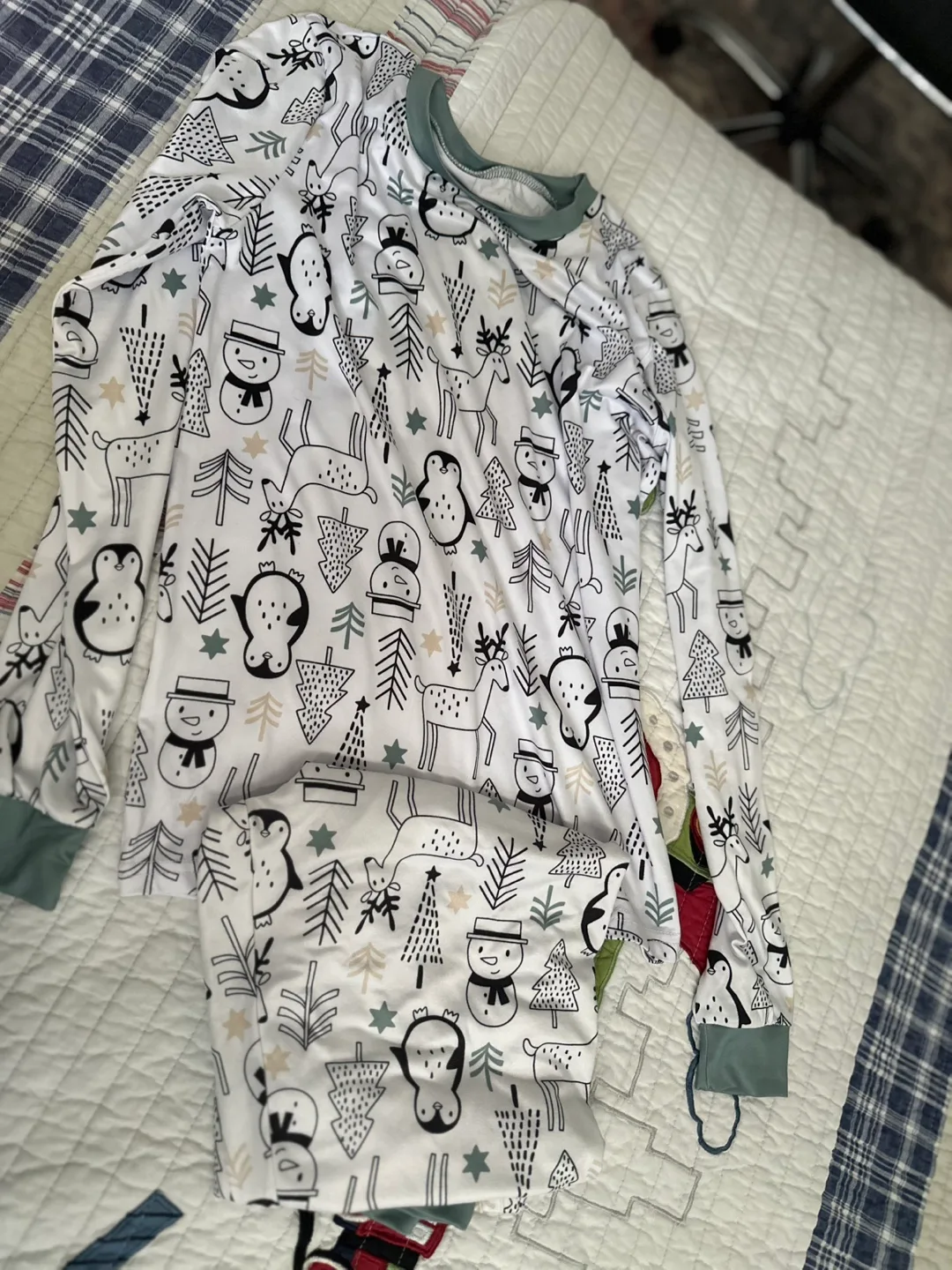 Winter Print Pajama Set thumbnail